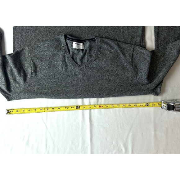Old Navy Mens XL Gray Long Sleeve Sweater - Picture 4 of 8